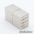 Rare Earth Magnetic Materials Powerful Permanent NdFeb N35 N38 N42 N48 N52 Bar Neodymium Magnetic Block